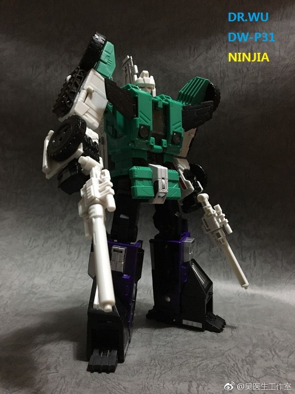 Dr Wu DW P31 Ninja Upgrade Set For Titans Return Sixshot 06 (6 of 14)